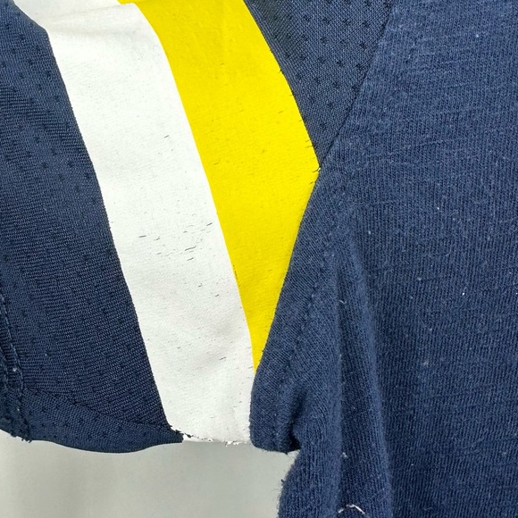 Michigan Wolverines Upcycled Short Sleeve Shirt Size Small - Picture 4 of 5